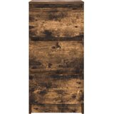  Komoda boja dimljenog hrasta 37,5x35x76 cm konstruirano drvo | shoptok.hr