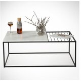Woody Fashion Club sto Zinus, 95x43x55 cm, Bijelo-crni | Eponuda.ba