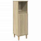 Maison Chic Kopalniška omarica - Kopalniški kabinet sonoma hrast 30x30x100 cm inženirski les, (21794758) Cene