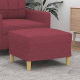  Tabure crvena boja vina 60 x 50 x 41 cm od tkanine | shoptok.hr