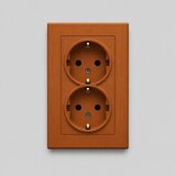 Walnut Dupla utičnica ( 9856 ) | Eponuda.com