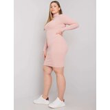 RUE PARIS Dress-RV-SK-R5133.07P-light pink | Shoptok.si