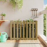 vidaXL Vrtna visoka greda z ograjico 100x50x70 cm impreg. borovina Cene