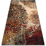RugsX Preproge Preproga volna POLONIA Boho rozeta rdeča 300x400 cm Rdeča | Shoptok.si