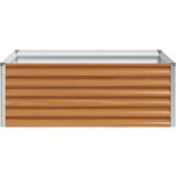  Povišena gredica - Vrtna gredica 98 x 100 x 36 cm Cinkani čelik | shoptok.hr