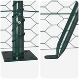  Heksagonalna ograda s betonskom osnovom 10 x 0,8 m Zelena Mreža | shoptok.hr