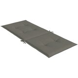  Jastuci za stolice 6 kom tamnosivi 120 x 50 x 4 cm od tkanine | Eponuda.com