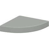 Plutajuće kutne police 4 kom sive 25 x 25 x 3,8 cm MDF | shoptok.hr