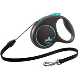 Flexi povodac Black Design M Cord 5m Plava Cene