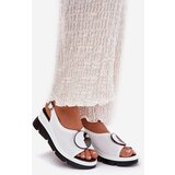 S. BARSKI Leather Women's Wedge Sandals With Decoration S.Barski | ePonuda.com