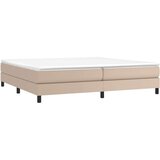  Box spring s madracem cappuccino 200x200cm umjetna koža | shoptok.hr