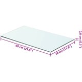  Ploče za police 2 kom staklene prozirne 60 x 30 cm | shoptok.hr