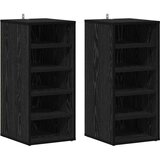  Ormar za cipele s policom 2 pcs Crni hrast 32 x 35 x 70 cm | shoptok.hr