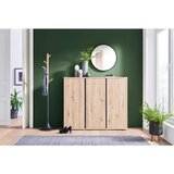 XORA omara za čevlje barve hrasta | Shoptok.si