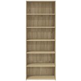 vidaXL Visoka omara sonoma hrast 70x41x185 cm inženirski les | Shoptok.si