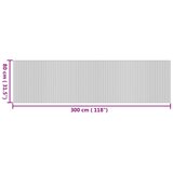  Tepih pravokutni prirodni 80 x 300 cm od bambusa | shoptok.hr