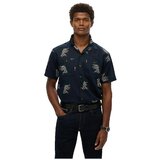 Superdry Srajce s kratkimi rokavi Chemise Beach manches courtes Modra | Shoptok.si