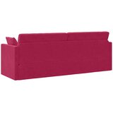  Podni kauč na razvlačenje Vinska crvena 213 x 70 x 77 cm Baršun | Eponuda.com
