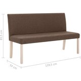  Klupa od poliestera 139 5 cm smeđa | shoptok.hr