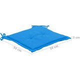  Jastuci za vrtne stolice 2 kom plavi 50 x 50 x 3 cm od tkanine | shoptok.hr