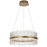  Endon 107671 - LED prigušiva luster na sajli ADRIEL LED/41W/230V 3000K zlatna/prozirna | Eponuda.com