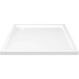 vidaXL Četvrtasta tuš-kada ABS bijela 80 x 80 cm | shoptok.hr