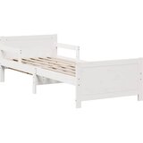  Krevet s produžetnim madracem s uzglavljem Bijelo 80 x 200 cm | Shoptok.si