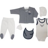 My Baby Komplet za bebe, 6 delova, Teget-beli Cene