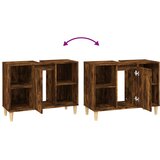  za umivaonik boja dimljenog hrasta 80x33x60 cm drveni | shoptok.hr