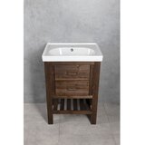 Sapho Smeđi ormarić bez umivaonika od masivne smreke 56x83 cm Brand – | shoptok.hr