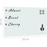  Zidna magnetna ploča od stakla 50 x 30 cm | shoptok.hr