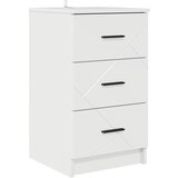  Noćni ormar s ladicama Visoko sjajno bijela 38 x 38 x 66 cm | shoptok.hr