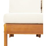  5-dijelna set vrtnih sofa od masivnog drva bagrema s jastucima | shoptok.hr