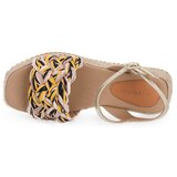Frau Fancy Rafia Tricolor Gold | shoptok.hr
