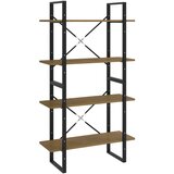 Furnova Knjižna omara 4-nadstropna 80x30x140 cm trdna borovina, (21932145) | Shoptok.si