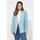 Trendyol Light Blue Button Jacket | Shoptok.si