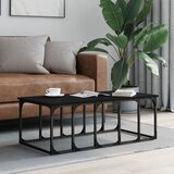  Stolić za kavu crni 100 x 50 x 35,5 cm od konstruiranog drva | shoptok.hr