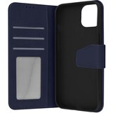 AVIZAR Usnjena torbica za Iphone 13, vrhunska kakovost, šivi in magnetni zavihek - modra, (20631730) Cene