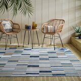 Flair Rugs Rumena/modra notranja in zunanja preproga 200x290 cm Rosco Geo – | Shoptok.si