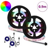  LED traka S LED lampica 4 pcs Crna i prozirna 45 x 0 8 x 0 3 cm | shoptok.hr