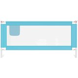 vidaXL sigurnosna ograda za dječji krevet plava 200 x 25 cm od tkanine | shoptok.hr