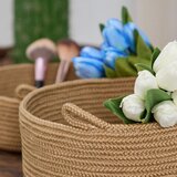 Aberto Design set dekorativnih korpi Coco24012, 12x20x32 cm, 2 komada, braon Cene