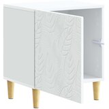  Nočna omarica Bela 43 x 34,5 x 50 cm Inženirski les, (5000298555) | Shoptok.si