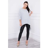 Kesi Blouse oversize light gray | Shoptok.si
