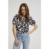 Marisse Women's Blouse L-Ts-4342 Black_White | shoptok.hr