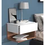 MID.YOU NOČNA OMARICA, bela, barve hrasta | Shoptok.si