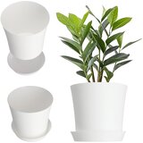 KADAX cvetlični lonec s stojalom za rože, pokrov, okrogla skleda, 11 cm, bela, (5000353097) | Shoptok.si