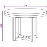  Stol za Kavu Tikovina i Smola 60 cm | shoptok.hr
