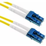  NFO Patch cord, LC UPC-LC UPC, Singlemode 9 125, G.652D, Duplex, 2m, LSZH