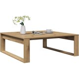  Stolić za kavu boja hrasta 100 x 100 x 35 cm konstruirano drvo | shoptok.hr